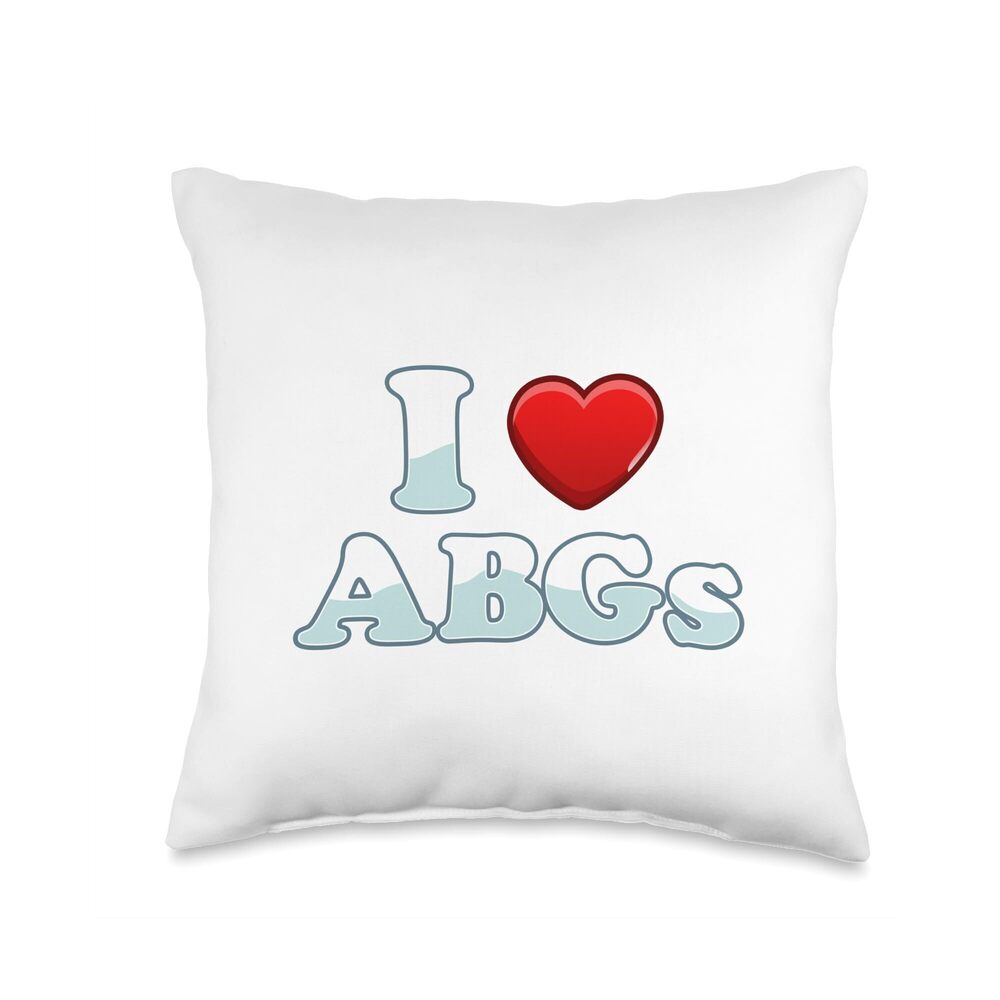 7591 I Love Heart Funny Couple ABG Valentines Day K-POP Throw Pillow